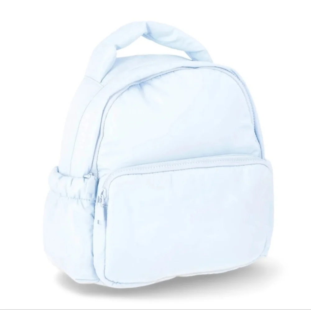 Mini Puffer Light Blue Backpack No Boundaries NWT $19